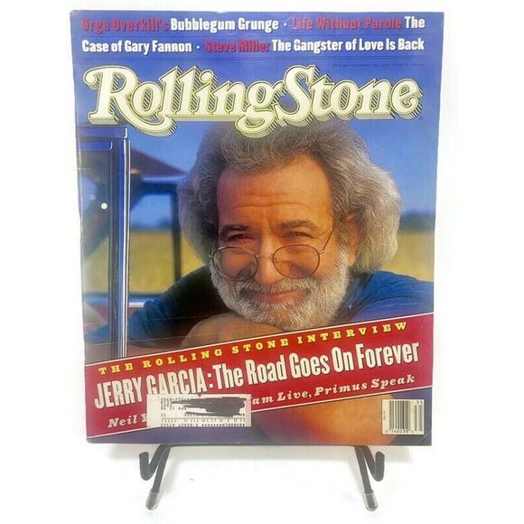 Rolling Stone Magazine Jerry Garcia September 2 1993 The Road Goes On Forever - Picture 1 of 9